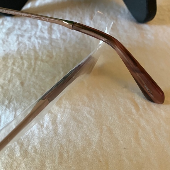 Kate Spade: Brown Wired Sunglasses- Green Case with cleaning cloth main image 9